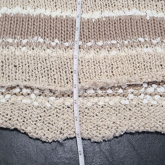 Free People Womens Big Dipper fringe poncho One Size boho preppy casual knit - Picture 6 of 7